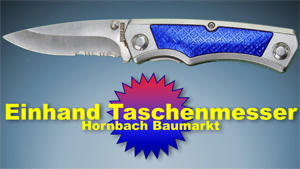 Taschenmesser aus dem Hornbach Baumarkt