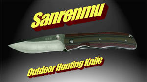 Sanrenmu Outdoor Hunting Knife Jagdmesser