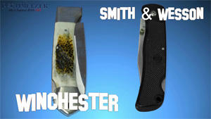 Klappmesser Winchester und Smith & Wesson