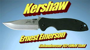 Kershaw Einhandmesser Ernest Emerson 8Cr14MoV Stahl