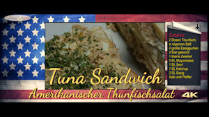 Amerikanischer Thunfischsalat für Tuna Sandwich