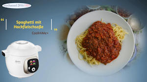 Spaghetti mit Hackfleischsoe in der Cook4Me+