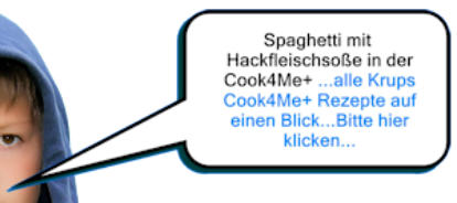 Spaghetti mit Hackfleischsoße in der Cook4Me+