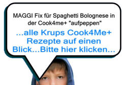 MAGGI Fix fr Spaghetti Bolognese in der Cook4me+ "aufpeppen"