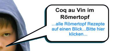 Coq au Vin im Römertopf 