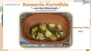 Rosmarin-Kartoffeln aus dem Rmertopf