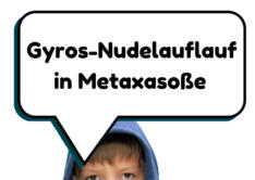 Gyros-Nudelauflauf in Metaxasoe