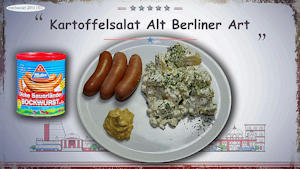 Kartoffelsalat Alt Berliner Art mit Dicke Sauerlnder Bockwurst