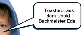 Toastbrot aus dem Unold Backmeister Edel