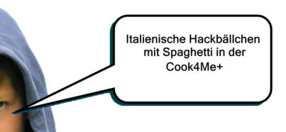 Italienische Hackbllchen mit Spaghetti in der Cook4Me+