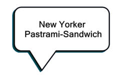 New Yorker Pastrami-Sandwich