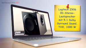 Logitech Z906 5.1 Sound System Lautsprecher mit 1000 Watt Surround Sound THX